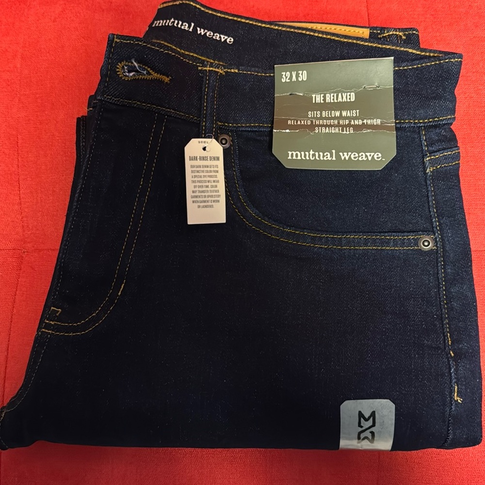 Mutual Weave Dark blue jeans